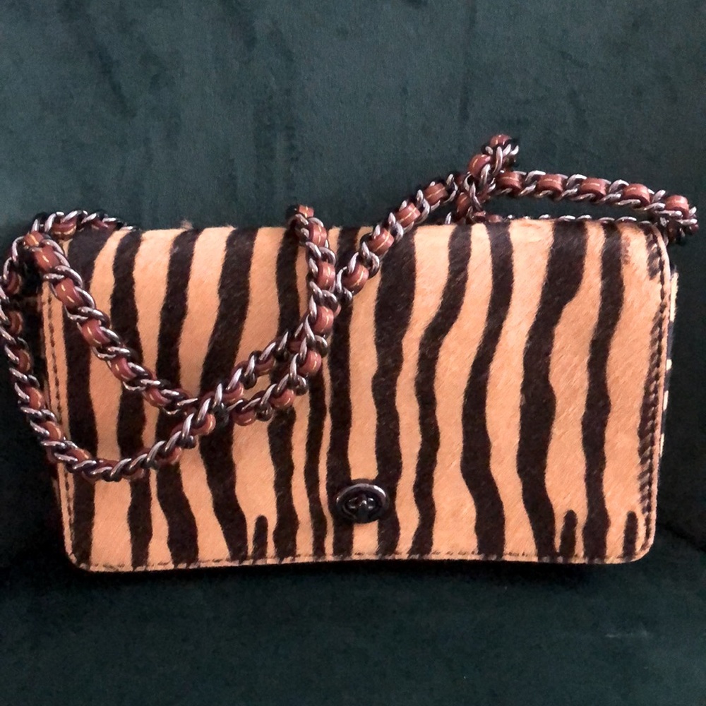 Coach calf hair dinky Handbag